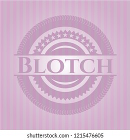Blotch pink emblem