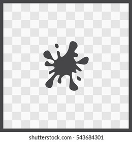 Blotch vector icon. Isolated illustration. Business picture.