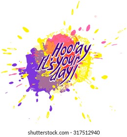 Blots to Create Distressed Effects. Vector elements.