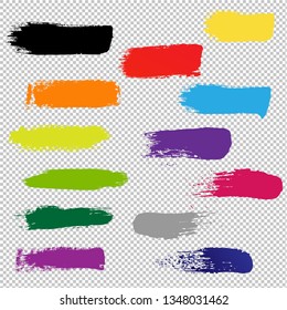 Blots For Design Transparent background, Vector Illustration