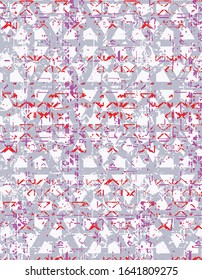 Blots and geometric shapes. Paint seamless texture. Abstract vector background for web page, banners backdrop, fabric, home decor, wrapping