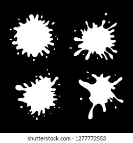 Blots, icon. Vector illustration.