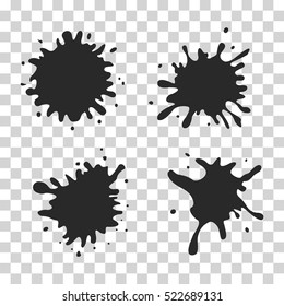 Blots, icon. Vector illustration.