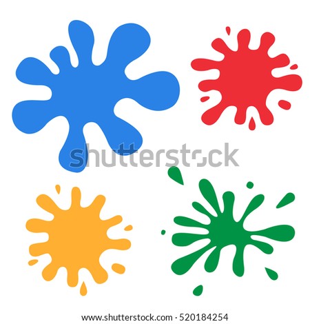 Blots, icon. Vector illustration.