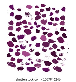 Blots of paint. Fashionable colors with modern design. Color background for fashion shows, card design, prints on fabric. 