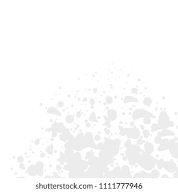 Blots and scrapes are gray and black