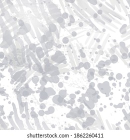 Patrón sin foco. Concepto de moda. Impresión por problemas. Ilustración en blanco y negro. Tejido de superficie urbana. Manchas De Tinta. Pintura de pulverización. Splash Blots. Fondo artístico de vectores creativos.