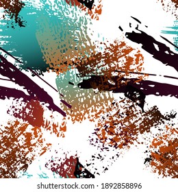 Blots Nahtloses Muster. Modekonzept. Not