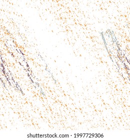 Blots Seamless Pattern. Fashion Concept. Distress Print. Ochra, Sepia Illustration. Urban Surface Textile. Ink Stains. Spray Paint. Splash Blots. Artistic Creative Vector Background.