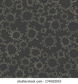 Blots Seamless pattern. Vector background