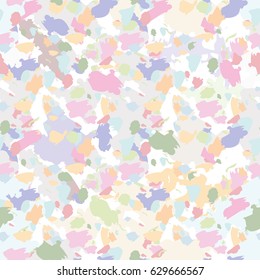 Blots seamless pattern. Vector background.