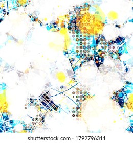 Sangre y círculos pequeños. pintura clara textura sin fisuras. Resumen de fondo vectorial para página web, fondo de banners, tela, decoración doméstica, envoltura