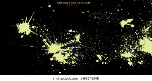 Blots. Spotted background. Surface with blots. Background for banner and business card. Abstract background. Blots and stains. Abstraction. Vector graphics