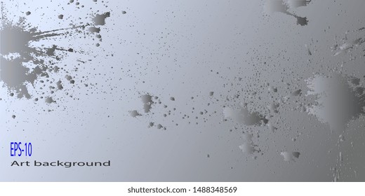 Blots. Spotted background. Surface with blots. Background for banner and business card. Abstract background. Blots and stains. Abstraction. Vector graphics