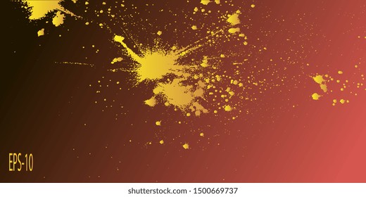Blots. Spotted background. Surface with blots. Background for banner and business card. Abstract background. Blots and stains. Abstraction. Vector graphics