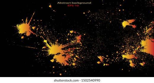 Blots. Spotted background. Surface with blots. Background for banner and business card. Abstract background. Blots and stains. Abstraction. Vector graphics