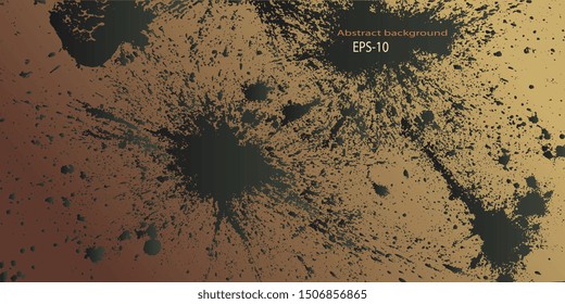 Blots. Spotted background. Surface with blots. Background for banner and business card. Abstract background. Blots and stains. Abstraction. Vector graphics