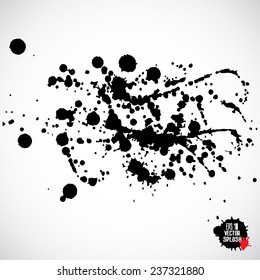 Blotted grunge background for various designs 