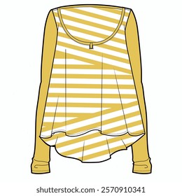 blouse design. fashion striped pattern and more