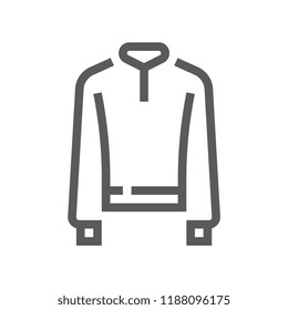 Blouse. Fashion and Clothes Vector Line Icon