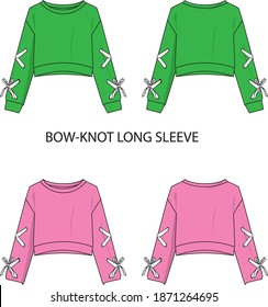 Blouse for girl vector template pattern