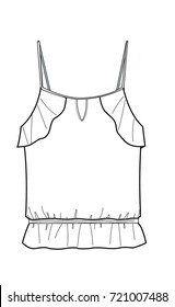 blouse hand drawn 