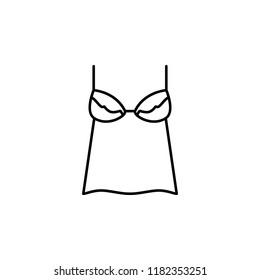 blouse icon. Element of clothes icon for mobile concept and web apps. Thin line blouse icon can be used for web and mobile