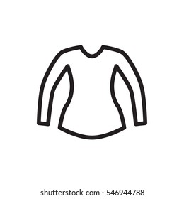 blouse icon illustration isolated vector sign symbol