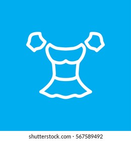 blouse icon illustration isolated vector sign symbol