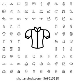 blouse icon illustration isolated vector sign symbol