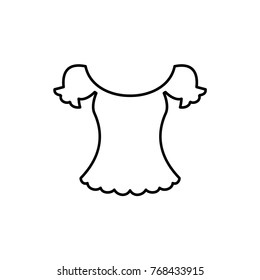 blouse icon illustration isolated vector sign symbol