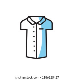 blouse icon vector. modern icon design