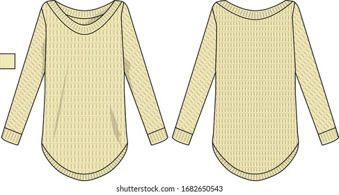 blouse for lady vector template pattern