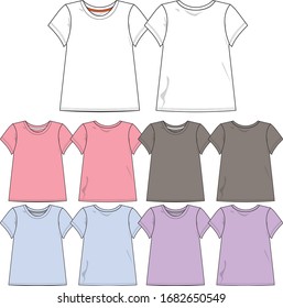 blouse for lady vector template pattern