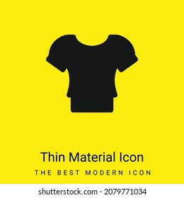 Blouse minimal bright yellow material icon