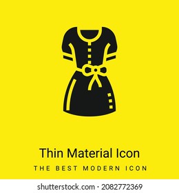 Blouse minimal bright yellow material icon
