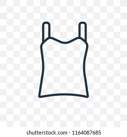 Blouse vector icon isolated on transparent background, Blouse logo concept