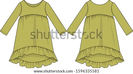 blouse vector for lady girl pattern
