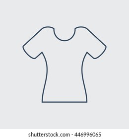 Blouse Vector Line Icon. Eps.-10.