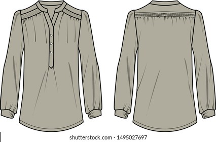 blouse for women template pattern