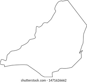 Blout map in state of alabama