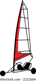Blow Cart Clipart (Editable file) - Vector Illustration