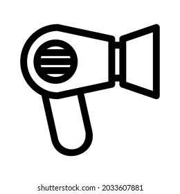 blow dryer icon or logo isolated sign symbol vector illustration - high quality black style vector icons
