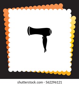Blow Dryer  icon. Vector design.