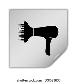 blow dryer vector icon