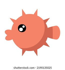 Blow Fish Sealife Animal Icon