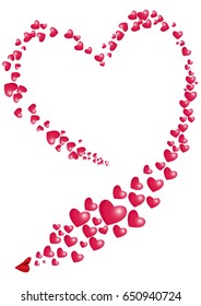 blow a kiss for you,vector  You are my happiness and joy.I miss you.