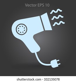 Blow-dry vector icon