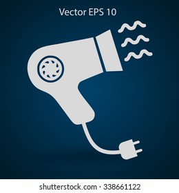 Blow-dry vector icon