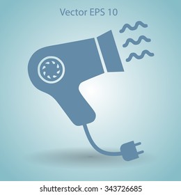 Blow-dry vector icon